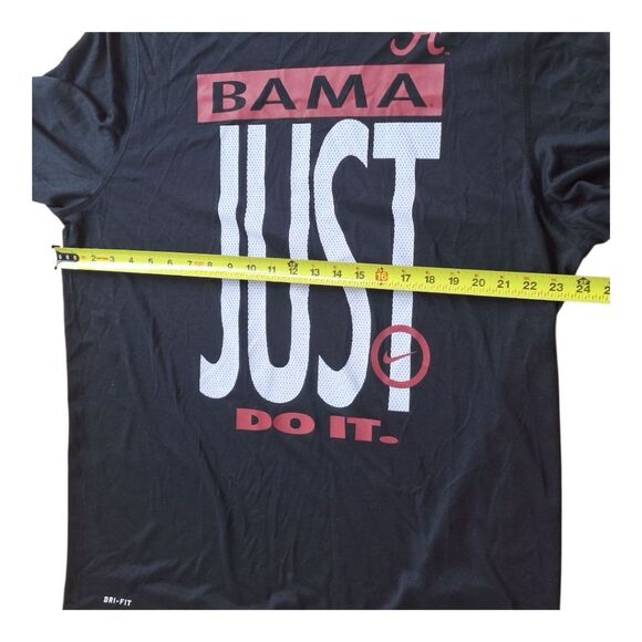 Alabama Crimson Tide NWT Nike Just Do It Dri-Fit BAMA XL Tee Licensed NOS 2015 - Picture 6 of 16